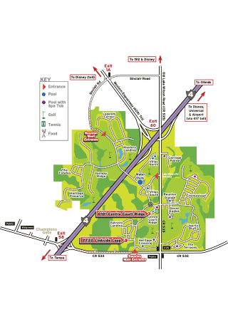 reunion resort map